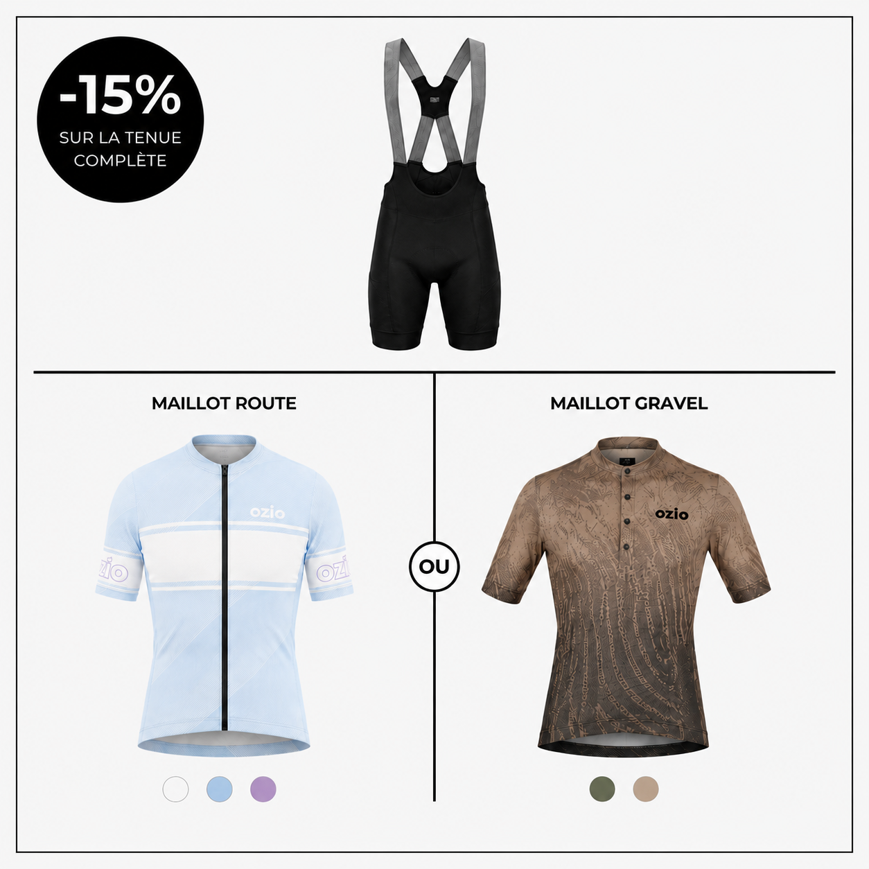 Bundle Homme : Cuissard + Maillot